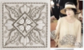 Gay Ann Rogers Downton Abbey - Countess of Grantham Geometric 